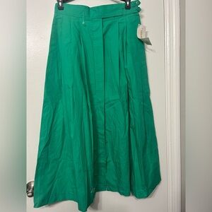 Gerard Darel Vibrant Green A-Line Skirt